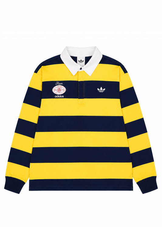 Adidas Rugby Polo Shirt Yellow LC8212