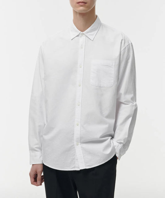 Relaxed Oxford Shirt - White