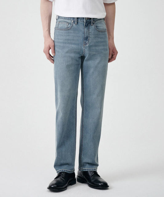 Cooling Straight Leg Jeans - Light Indigo