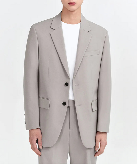 Relaxed Basic Blazer [Light Beige]
