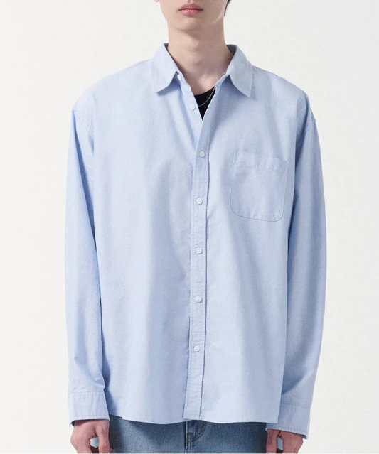 Relaxed Oxford Shirt - Blue