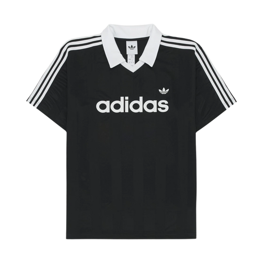 Adidas Archive Collar Engineered Jersey Black KE3584