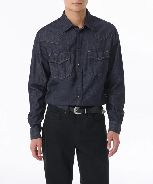 Denim Western Shirt [Deep Indigo]