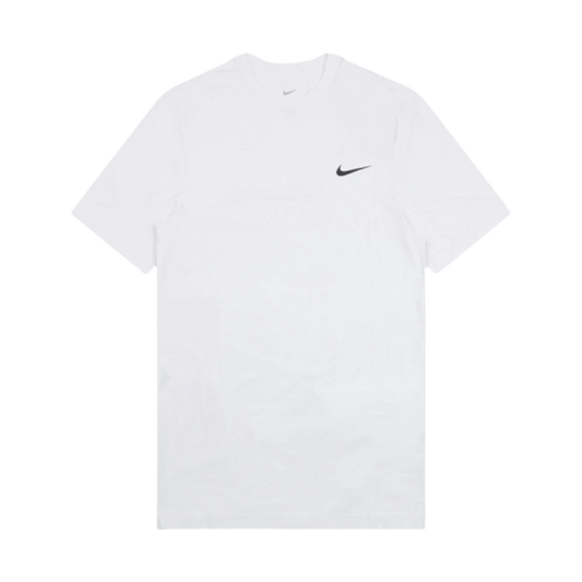 Nike Dry Fit UV Hibus Short Sleeve Fitness Top M - White Black DV9840-100
