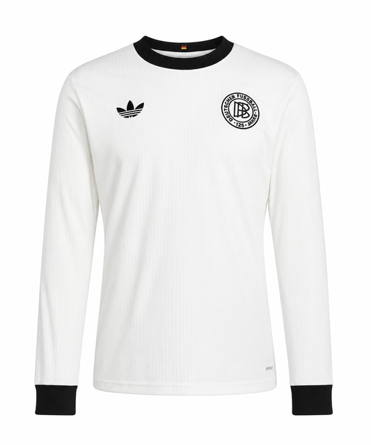 Adidas Germany 125th Anniversary Long Sleeve Soccer Jersey JY0217
