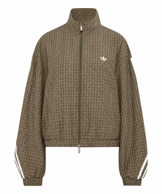 Adidas Check Track Top Olive Stratola Wonder Beige LE8306