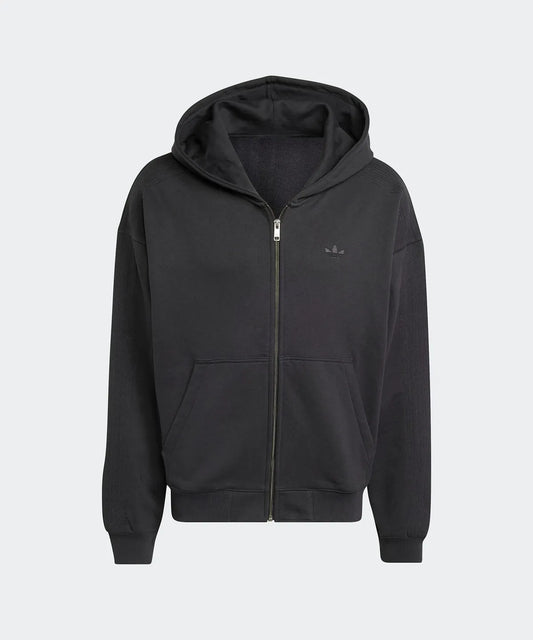 Adidas Premium Essential Full Zip Hoodie Black JC9579
