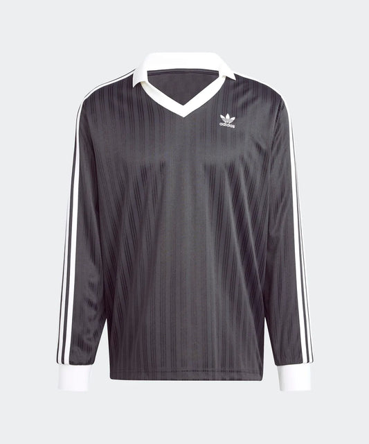 Adidas Pique Football Long-Sleeved T-Shirt Black IZ4808