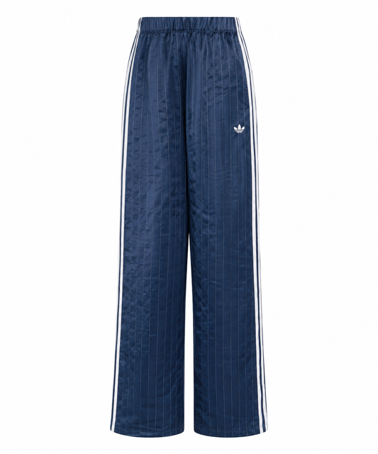 Adidas Pin Stripe Satin Pants Womens Night Indigo KD2296