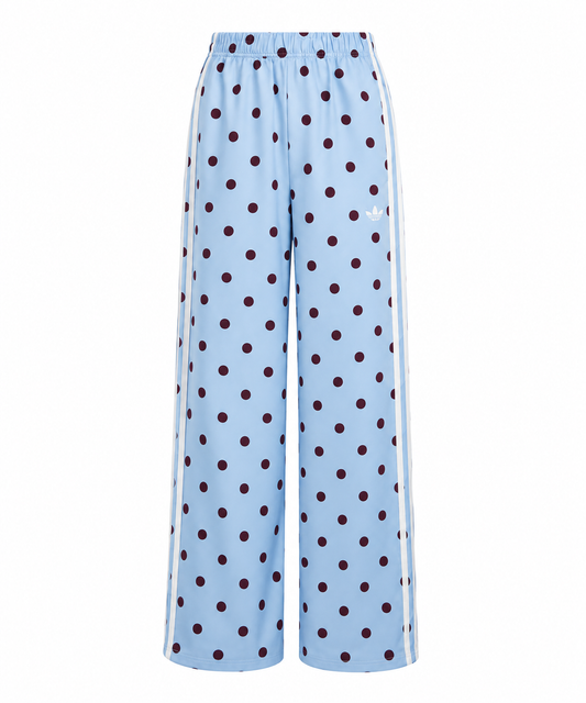 Adidas Originals Satin Polka Dot Wide Leg Pants Women KV1170