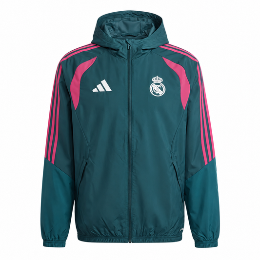 Adidas Real Madrid 26 27 Tiro 26 Competition All Weather Jacket KB6385